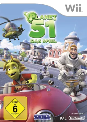 Planet 51- The Game box cover front